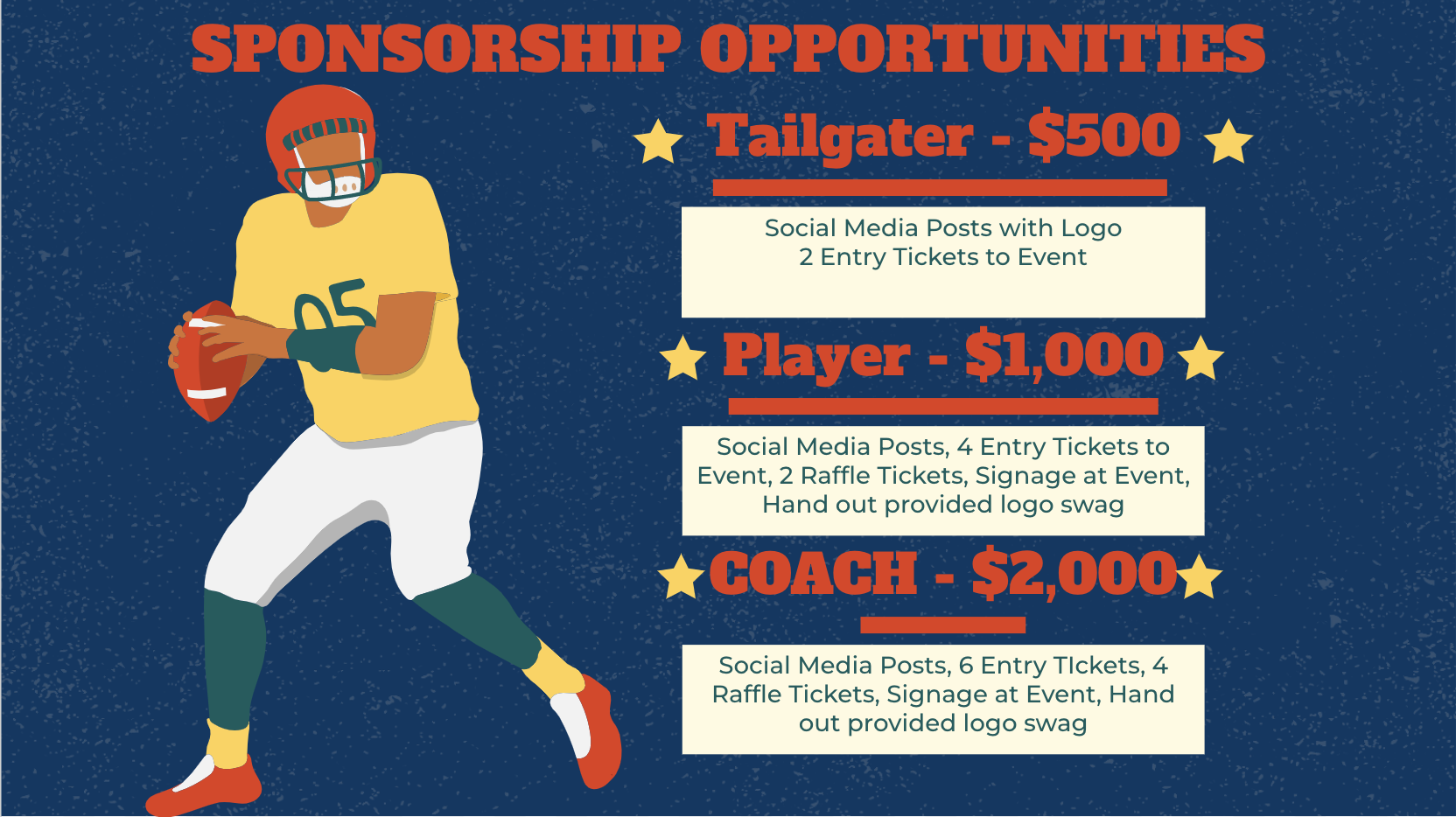 tailgate sponsor info 2022